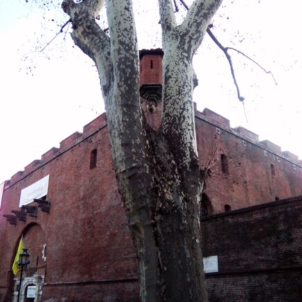 Il Mastio della Cittadella di Torino durante l'esposizione di SenzAtomica