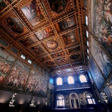 Il Salone dei Cinquecento a Palazzo Vecchio Firenze