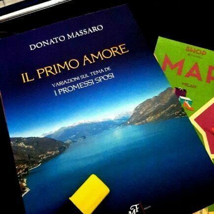 Viaggio a Lecco - col libro Il Primo Amore di Donato Massaro