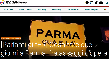 Un viaggio a Parma raccontato sul blog parlami di tER