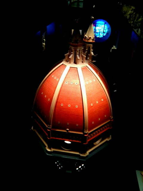 Modellino della Cupola del Brunelleschi conservato al Museo dell'Opera del Duomo